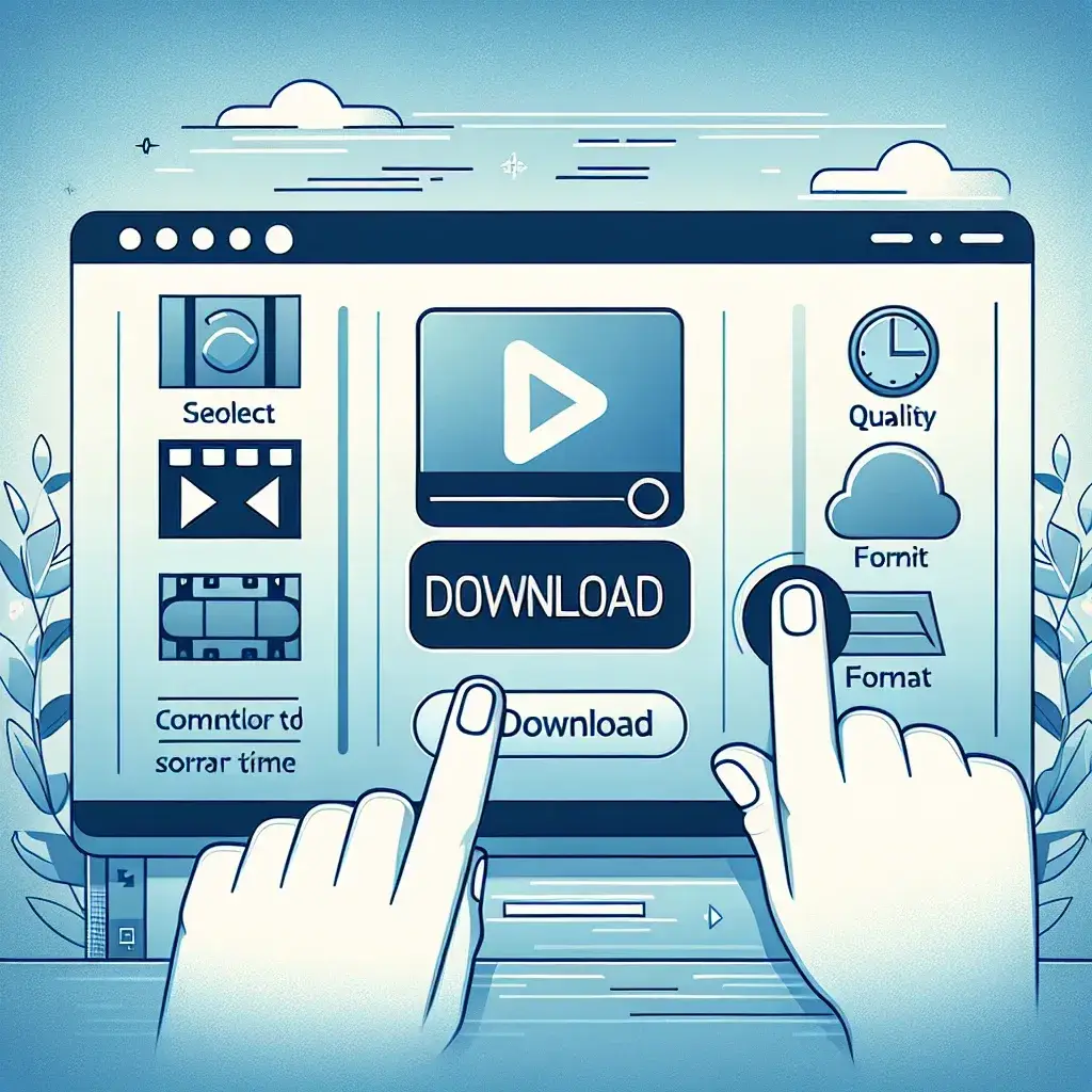 "Imagem ilustrativa do guia completo sobre como escolher o melhor YT Downloader para download de vídeos do YouTube, apresentando diversos ícones de aplicativos e um laptop em um fundo moderno."